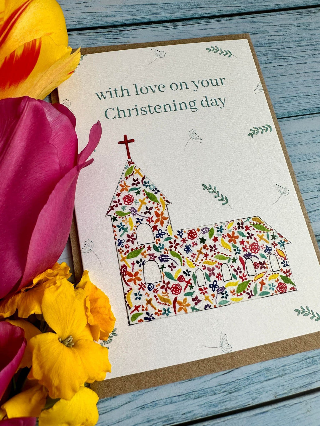 WITH LOVE ON YOUR CHRISTENING DAY ECO CARD