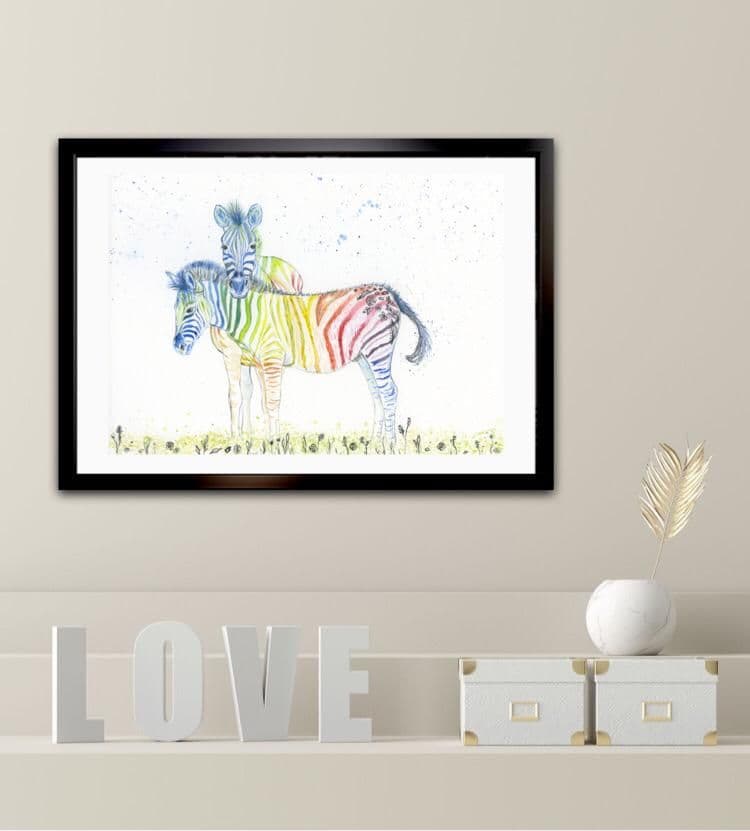 ZIG AND ZAG SIGNED PRINT